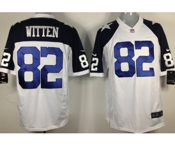 Nike Dallas Cowboys #82 Jason Witten White Thanksgiving Limited Jersey