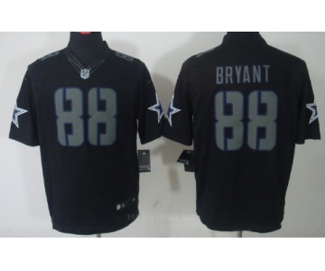 Nike Dallas Cowboys #88 Dez Bryant Black Impact Limited Jersey