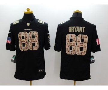 Nike Dallas Cowboys #88 Dez Bryant Salute to Service Black Limited Jersey