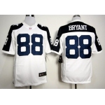 Nike Dallas Cowboys #88 Dez Bryant White Thanksgiving Limited Jersey