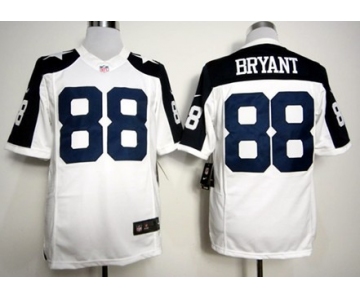 Nike Dallas Cowboys #88 Dez Bryant White Thanksgiving Limited Jersey