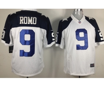 Nike Dallas Cowboys #9 Tony Romo White Thanksgiving Limited Jersey