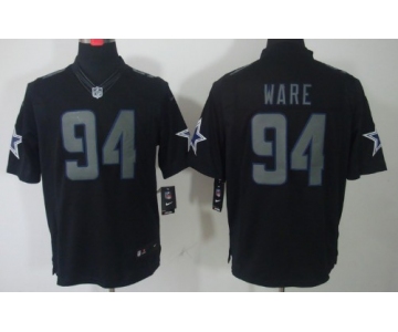 Nike Dallas Cowboys #94 DeMarcus Ware Black Impact Limited Jersey