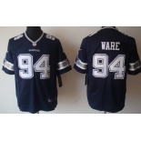 Nike Dallas Cowboys #94 DeMarcus Ware Blue Limited Jersey