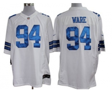 Nike Dallas Cowboys #94 DeMarcus Ware White Limited Jersey