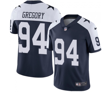 Nike Dallas Cowboys #94 Randy Gregory Navy Blue Thanksgiving Men's Stitched NFL Vapor Untouchable Limited Throwback Jersey