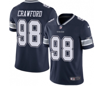 Nike Dallas Cowboys #98 Tyrone Crawford Navy Blue Team Color Men's Stitched NFL Vapor Untouchable Limited Jersey