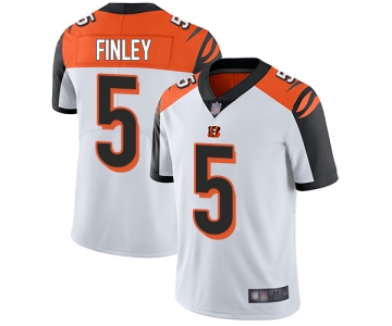 Bengals #5 Ryan Finley White Men's Stitched Football Vapor Untouchable Limited Jersey