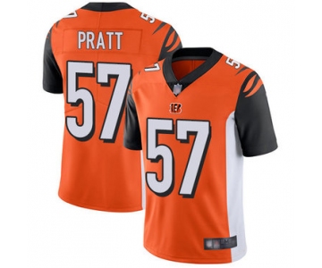 Bengals #57 Germaine Pratt Orange Alternate Men's Stitched Football Vapor Untouchable Limited Jersey