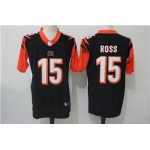 Men's Cincinnati Bengals #15 John Ross Black 2017 Vapor Untouchable Stitched NFL Nike Limited Jersey