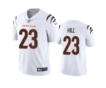 Men's Cincinnati Bengals #23 Daxton Hill White Vapor Untouchable Limited Stitched Jersey