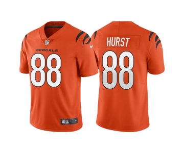 Men's Cincinnati Bengals #88 Hayden Hurst Orange Vapor Untouchable Limited Stitched Jersey