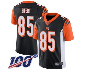 Nike Bengals #85 Tyler Eifert Black Team Color Men's Stitched NFL 100th Season Vapor Limited Jersey