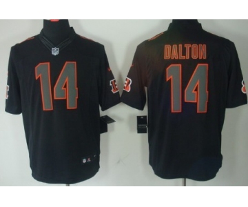 Nike Cincinnati Bengals #14 Andy Dalton Black Impact Limited Jersey