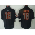 Nike Cincinnati Bengals #18 A.J. Green Black Impact Limited Jersey