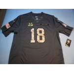 Nike Cincinnati Bengals #18 AJ Green Black Stitched NFL Limited 2016 Salute To Service Jersey