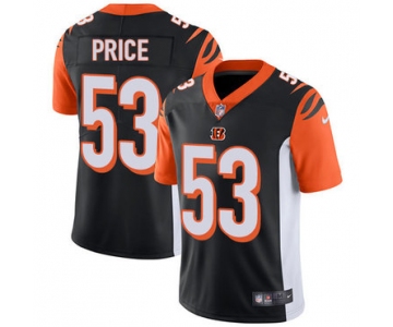 Nike Cincinnati Bengals #53 Billy Price Black Team Color Men's Stitched NFL Vapor Untouchable Limited Jersey
