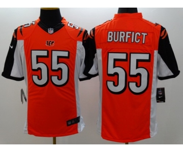 Nike Cincinnati Bengals #55 Vontaze Burfict Orange Limited Jersey
