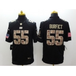 Nike Cincinnati Bengals #55 Vontaze Burfict Salute to Service Black Limited Jersey