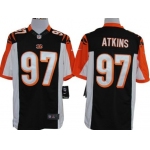 Nike Cincinnati Bengals #97 Geno Atkins Black Limited Jersey