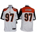 Nike Cincinnati Bengals #97 Geno Atkins White Limited Jersey