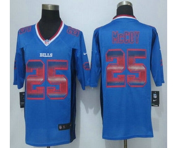 Buffalo Bills #25 LeSean McCoy Royal Blue Strobe 2015 NFL Nike Fashion Jersey