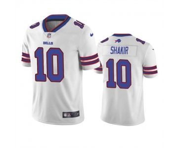 Men's Buffalo Bills #10 Khalil Shakir White Vapor Untouchable Limited Stitched Jersey