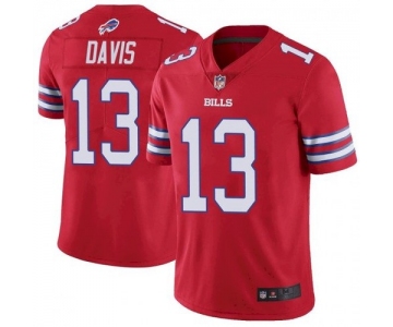 Men's Buffalo Bills #13 Gabriel Davis Red Vapor Untouchable Limited Stitched Jersey