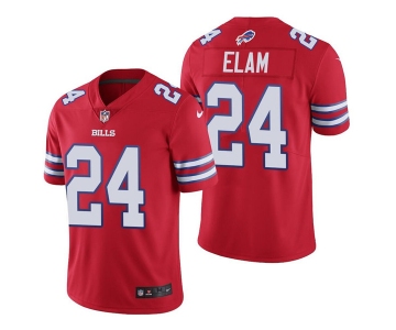 Men's Buffalo Bills #24 Kaiir Elam Red Vapor Untouchable Limited Stitched Jersey