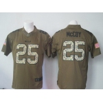 Men's Buffalo Bills #25 LeSean McCoy Green Salute To Service 2015 NFL Nike Limited Jersey