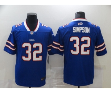 Men's Buffalo Bills #32 O. J. Simpson Royal Blue 2020 Vapor Untouchable Stitched NFL Nike Limited Jersey
