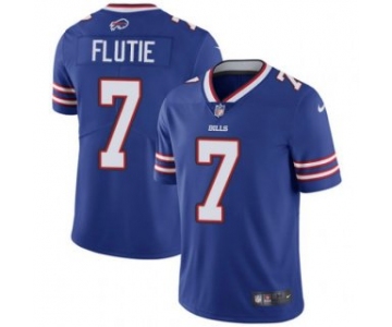 Men's Buffalo Bills #7 Doug Flutie Blue Vapor Untouchable Limited Stitched Jersey