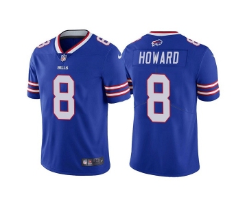 Men's Buffalo Bills #8 O.J. Howard Royal Vapor Untouchable Limited Stitched Jersey