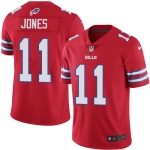 Men's Womens Youth Kids Buffalo Bills #11 Zay Jones Red Stitched NFL Limited Rush Jersey