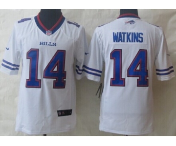 Nike Buffalo Bills #14 Sammy Watkins 2013 White Jersey