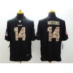 Nike Buffalo Bills #14 Sammy Watkins Salute to Service Black Limited Jersey