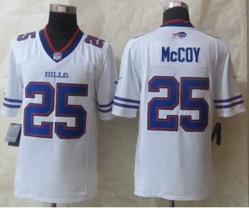 Nike Buffalo Bills #25 LeSean McCoy 2013 White Limited Jersey