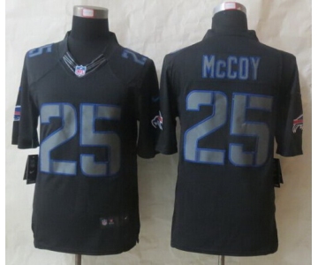 Nike Buffalo Bills #25 LeSean McCoy Black Impact Limited Jersey