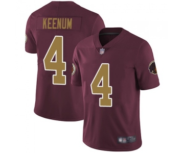 Men's Nike Washington Redskins 4 Case Keenum Burgundy Alternate Vapor Untouchable Limited Jersey