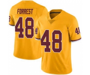 Men's Nike Washington Redskins #48 Darrick Forrest Football Rush Limited Jersey