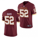 Men's Washington Football Team #52 Jamin Davis Burgundy 2021 Vapor Untouchable Nike Limited Jersey