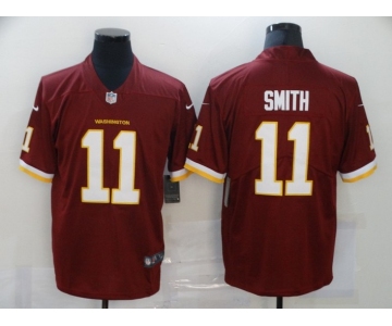 Men's Washington Redskins #11 Alex Smith Burgundy Red NEW 2020 Vapor Untouchable Stitched NFL Nike Limited Jersey