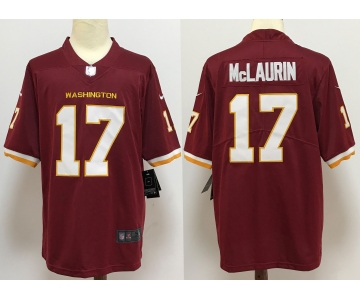 Men's Washington Redskins #17 Terry McLaurin Burgundy Red NEW 2020 Vapor Untouchable Stitched NFL Nike Limited Jersey