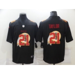 Men's Washington Redskins #21 Sean Taylor Black 2020 Shadow Logo Vapor Untouchable Stitched NFL Nike Limited Jersey