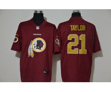 Men's Washington Redskins #21 Sean Taylor Red 2020 Big Logo Vapor Untouchable Stitched NFL Nike Fashion Limited Jersey