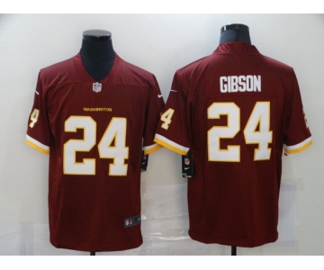 Men's Washington Redskins #24 Antonio Gibson Burgundy Red NEW 2020 Vapor Untouchable Stitched NFL Nike Limited Jersey