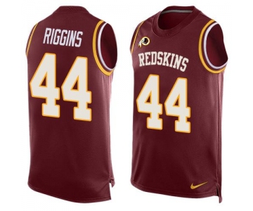 Men's Washington Redskins #44 John Riggins Burgundy Red Hot Pressing Player Name & Number Nike NFL Tank Top Jersey