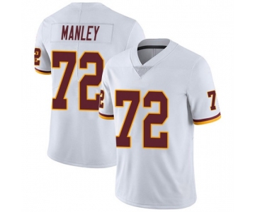 Men's Washington Redskins #72 Dexter Manley Football Team White Limited Vapor Untouchable Nike Jersey