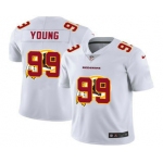 Men's Washington Redskins #99 Chase Young White 2020 Shadow Logo Vapor Untouchable Stitched NFL Nike Limited Jersey