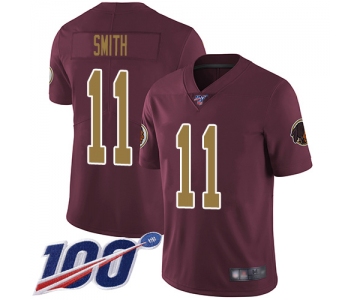Nike Redskins #11 Alex Smith Burgundy Red Alternate Men's Stitched NFL 100th Season Vapor Limited Jersey
